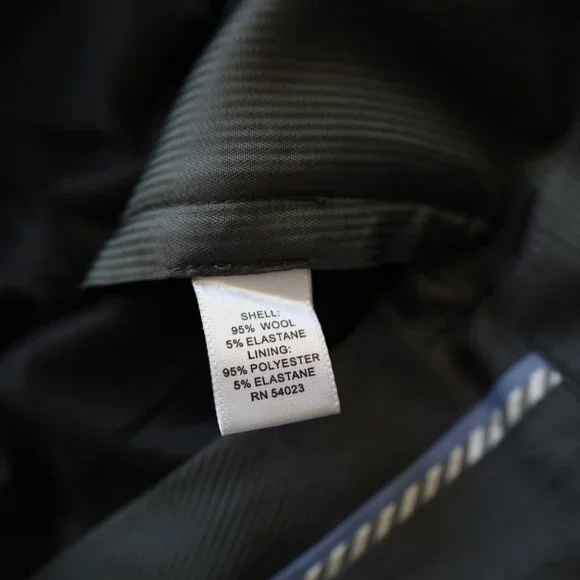 BANANA REPUBLIC Size 8 Black Dress Pants Trousers Martin Fit Slacks - Picture 4 of 5